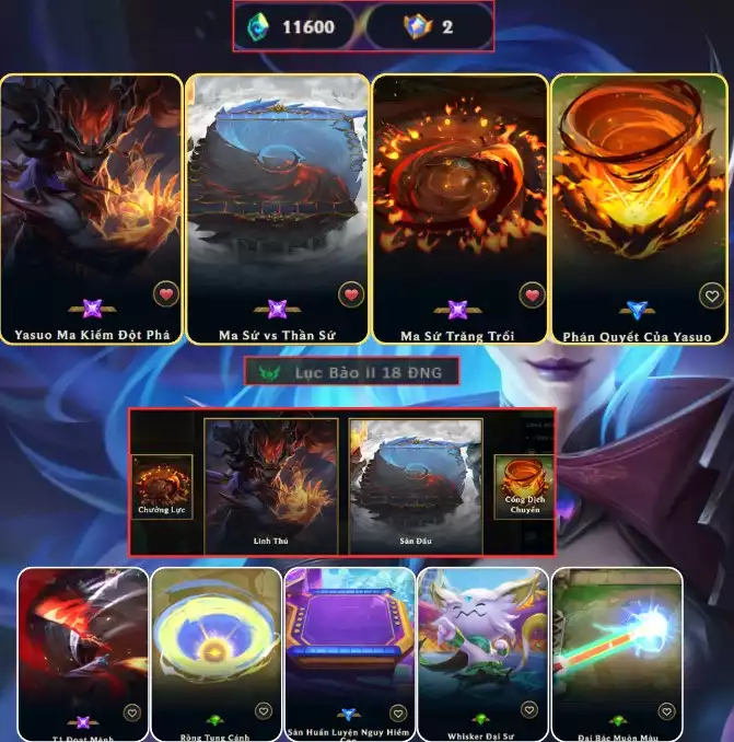 Full combo yasuo ma kiếm